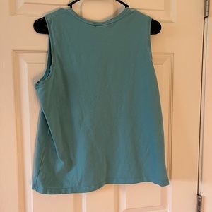 Vintage aqua blue tank top